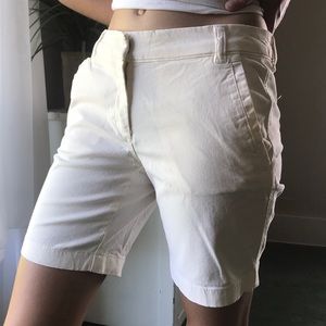 J Crew cream color cotton women’s shorts